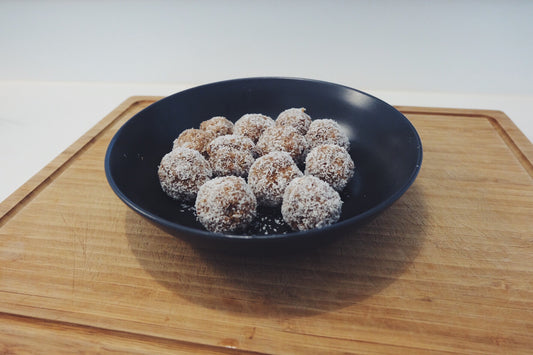 Chunky Orange & Coconut Protein Balls